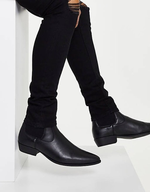 Vegan Chelsea Boots With Cuban Heel 1