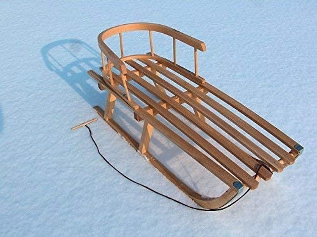 Best for Kids Wooden Sledge 2