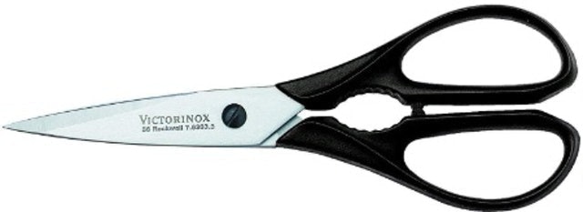 Black Handled Kitchen Scissors 1