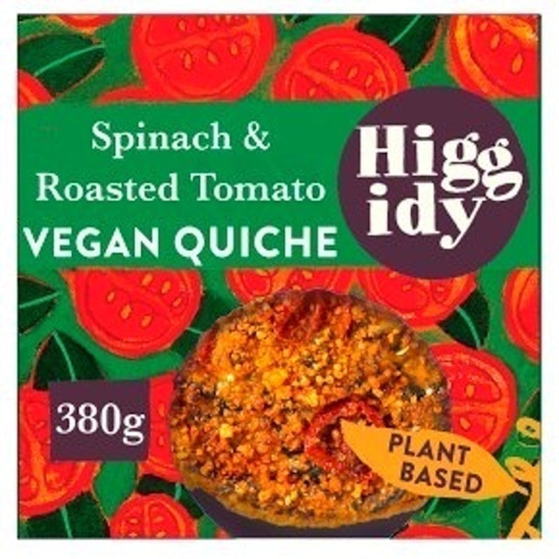 Spinach & Roasted Tomato Vegan Quiche 1
