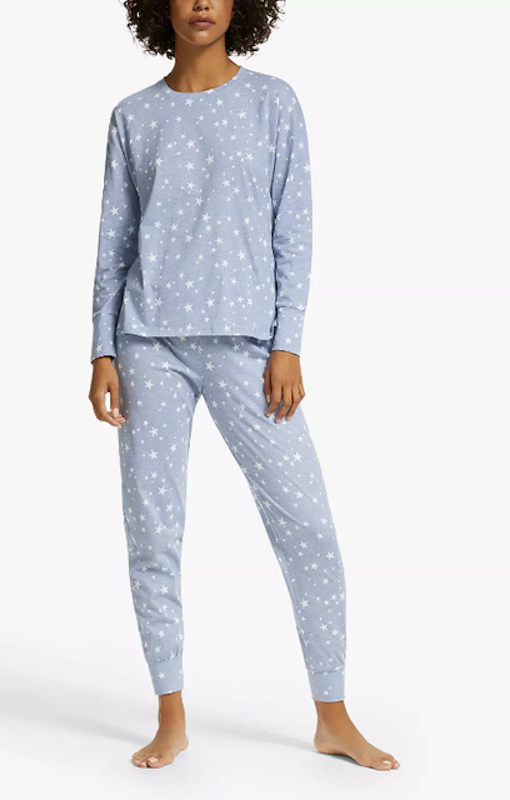 Osca Star Step Hem Cotton Pyjama Set 1