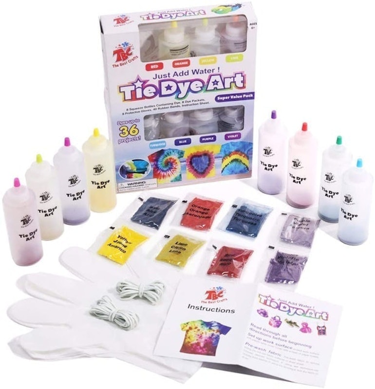 9. Rosenice 58 Piece Fabric Paint Tie Dye Kit 1