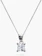 Ivory & Co Princess Solitaire Cubic Zirconia Pendant Necklace 1