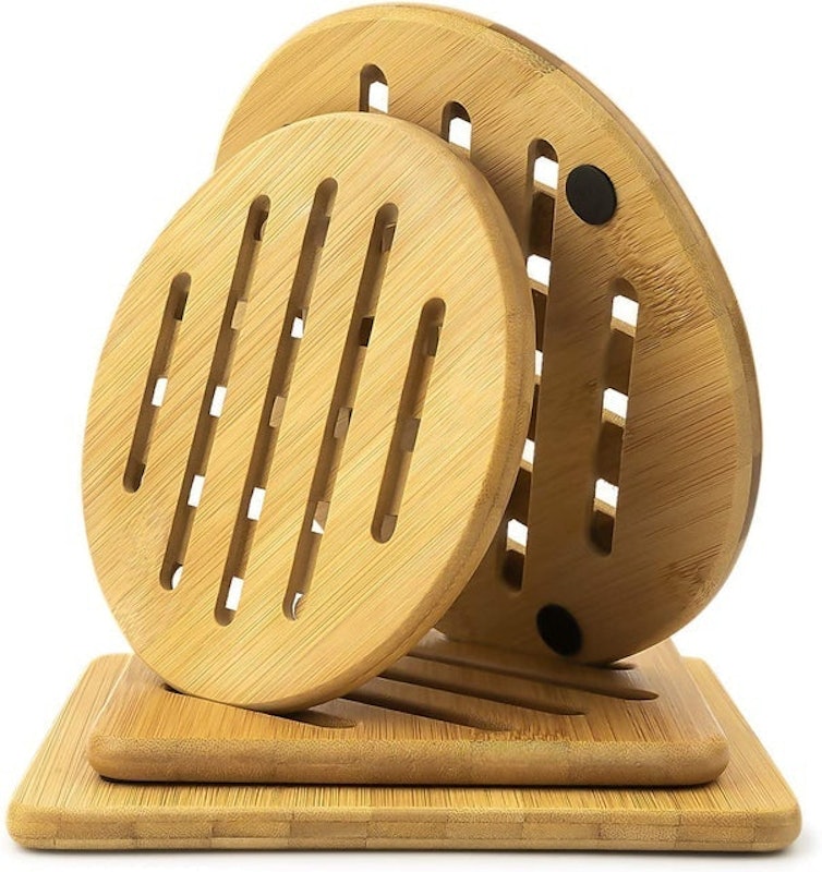 Set of 4 Bamboo Trivets 2