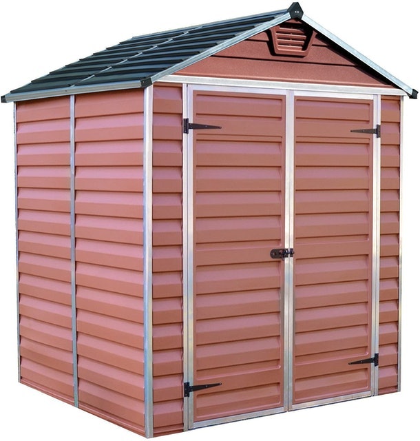 Plastic Amber Garden Shed 1
