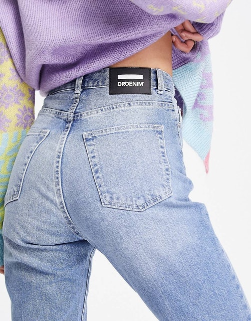 Tall Nora Stretch Sky High Mom Jeans 3