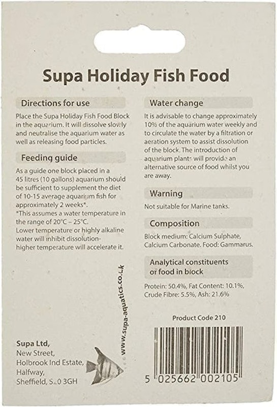 Cold Water and Tropical Fish Holiday Food 2