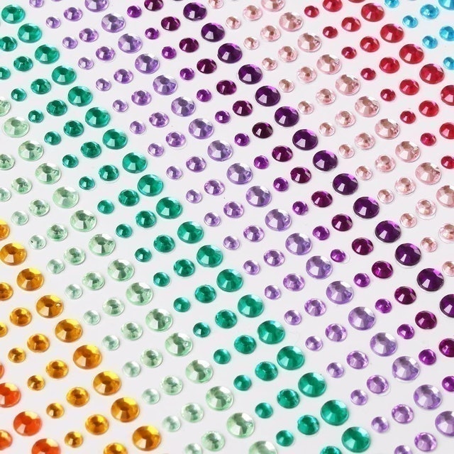 Colourful Rhinestone Stickers 1