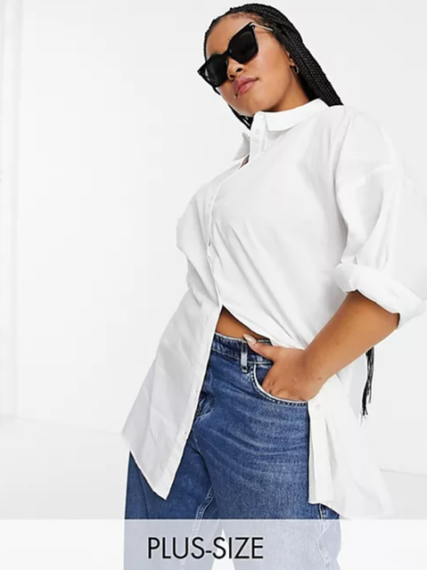 Curve Organic Cotton Oversized Shirt 1