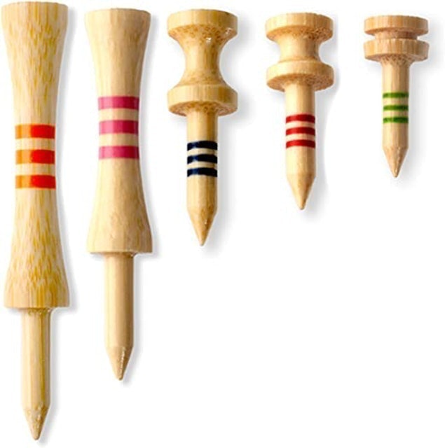 Bamboo Golf Tees Mixed Sizes 2