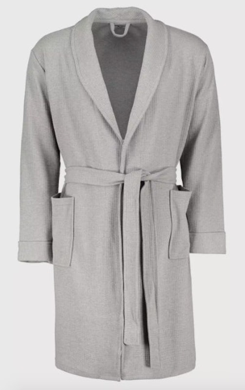 Allgood Men's Dressing Gown - Grey - Size XXL