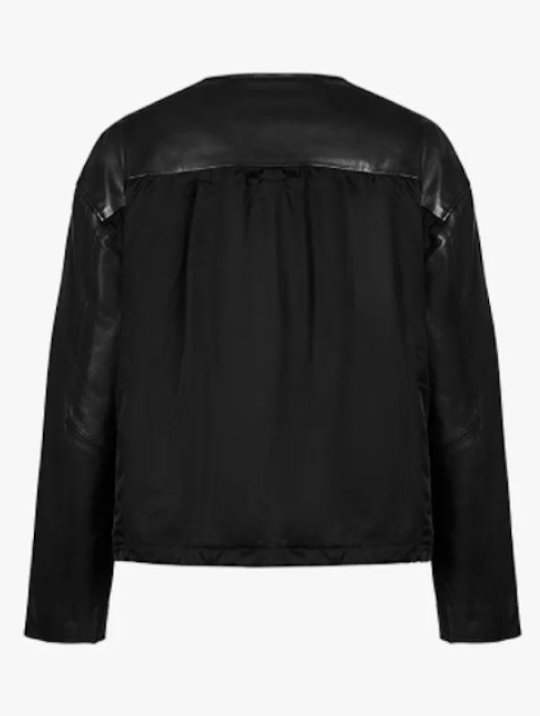 Della Leather Bomber Jacket 2