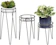 mDesign Minimalist Metal Hairpin Plant Stands 1