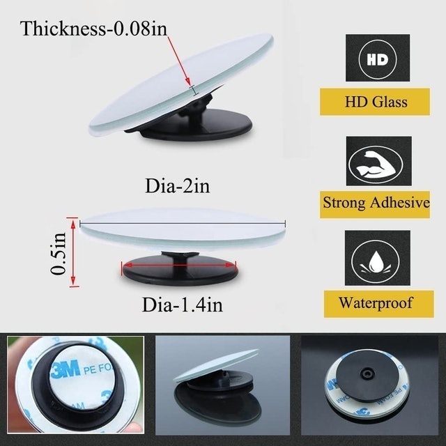 2-Pack Blind Spot Mirrors 2