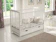 Loveforsleep White Wooden Baby Cot 1
