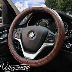 Genuine Leather Steering Wheel Cover