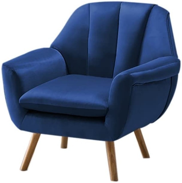 Soft Velvet Armchair Upholstered 1