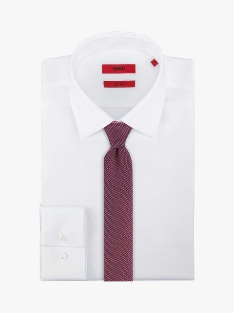 HUGO Jacquard Silk Tie 2