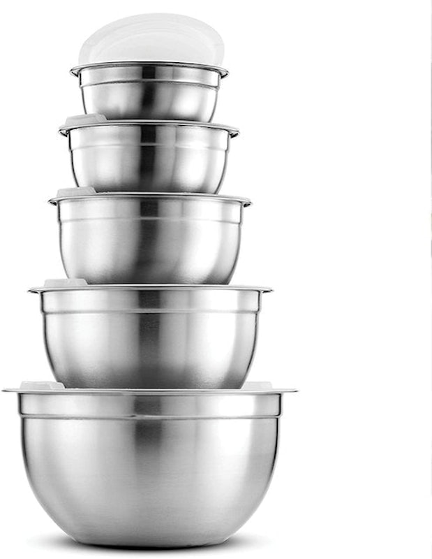 Premium Stainless Steel Mixing Bowls with Airtight Lids 1