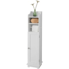 Wooden Toilet Paper Storage Cabinet