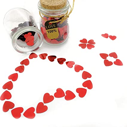 Red Heart Confetti 2