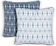 VonHaus 2 Pack Scatter Cushions – Blue/Denim 1