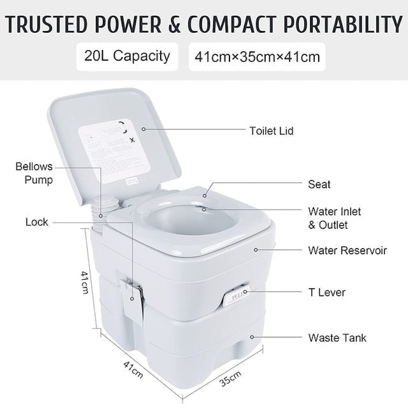 20L Portable Camping Toilet 2
