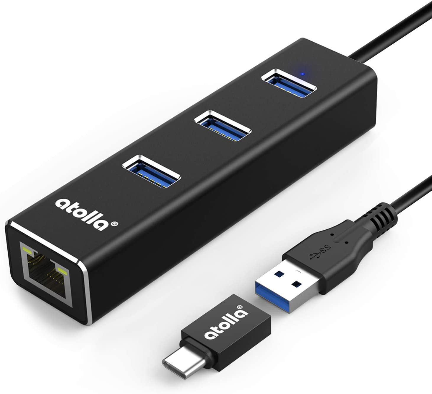 USB 3.0 Hub With USB-C Adaptor  1