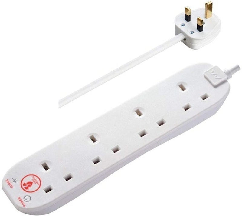 Four Socket Power Surge Protected Extension Lead 1