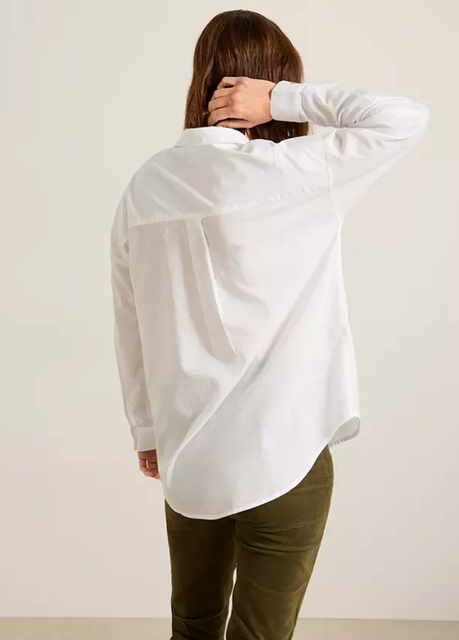 High Low Hem Cotton Shirt 2