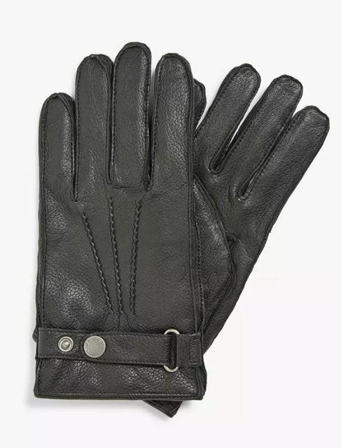 Cashmere Lined Leather Gloves 1