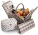 Fineway Wicker Hamper, Round Top Hut Design 1