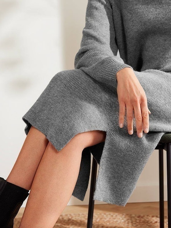 ANYDAY Funnel Neck Knit Jumper Dress 4