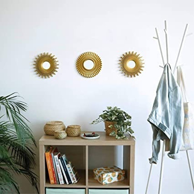 Pack of 3 Gold Mirrors 2