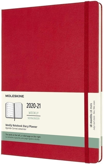 18-Month Extra Large Weekly Planner 2020/2021 with Hard Cover  1
