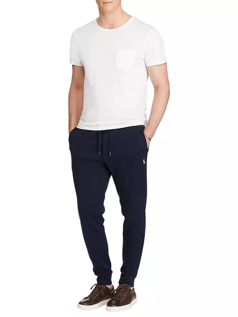 Double-Knit Jogging Bottoms -  Aviator Navy 3