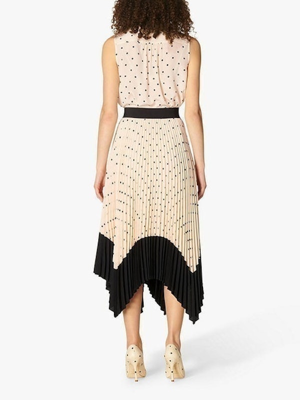 Royal Ascot Koller Polka Dot Pleated Skirt 2