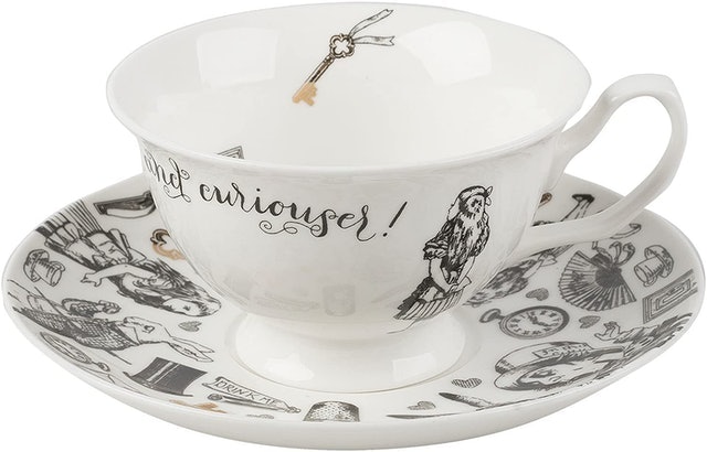 Alice in Wonderland Cup and Saucer 1