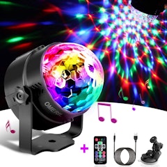 2. Omeril Sound Activated Disco Ball Lights