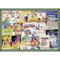 Disney Vintage Movie Posters 1000 Piece Jigsaw Puzzle