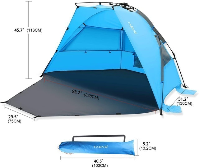 Pop Up Beach Tent 2