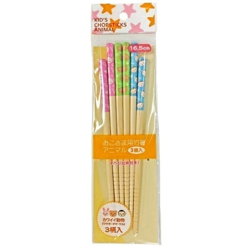 Children's Bamboo Chopstick Set 1