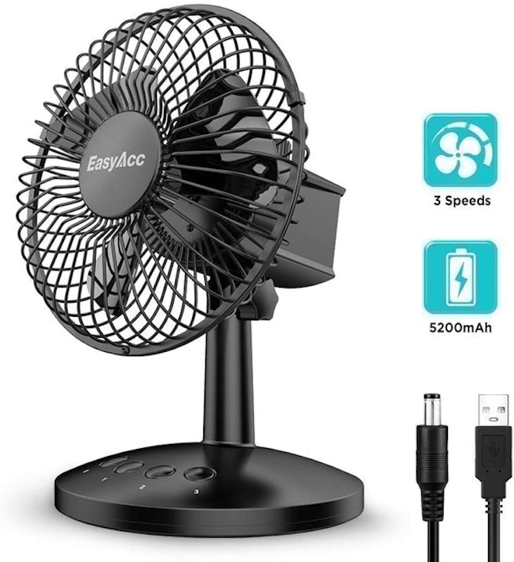 Battery Desk Fan 1