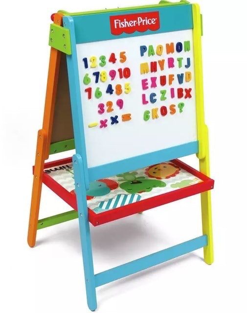 Brightly-Coloured Wooden Easel 1