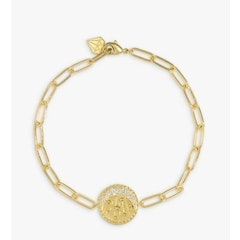Be the Light Cubic Zirconia Charm Chain Bracelet