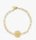 Wanderlust + Co Be the Light Cubic Zirconia Charm Chain Bracelet 1