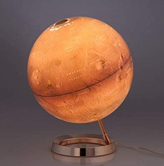 Mars Illuminated Globe 2