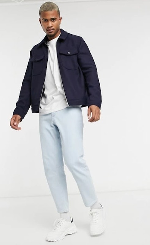Wool Mix Harrington Shacket 2
