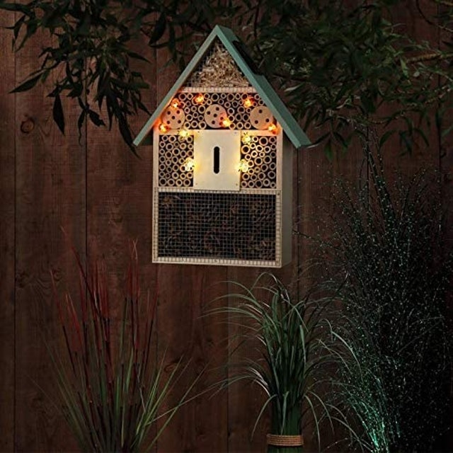 Solar Insect Hotel With Lights 2