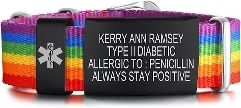 Personalised Medical Alert Bracelet 1